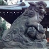 白幡神社の狛犬【飯島吉六】の画像