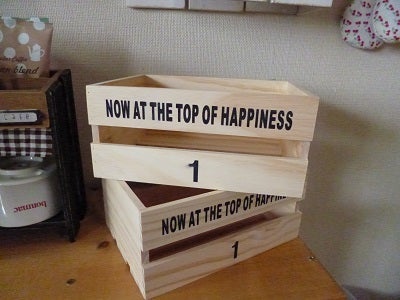 Seria＊木製ボックス３つで作ったもの☆の記事より