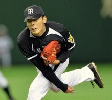 阪神の２番手で登板した金田和之投手