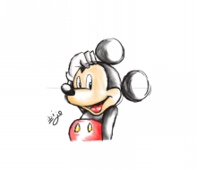 ミッキーマウス 描き方 ディズニー ミッキー Bijoオフィシャルブログ Lett S Drawing