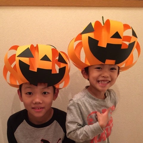ハロウィン用かぼちゃ帽子の作り方 前編 チュンと私と兄たんと