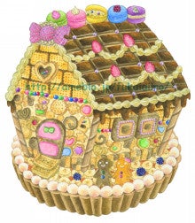 イラスト お菓子の家 あなたの心届けます ほんわか優しいなごみの絵 From札幌
