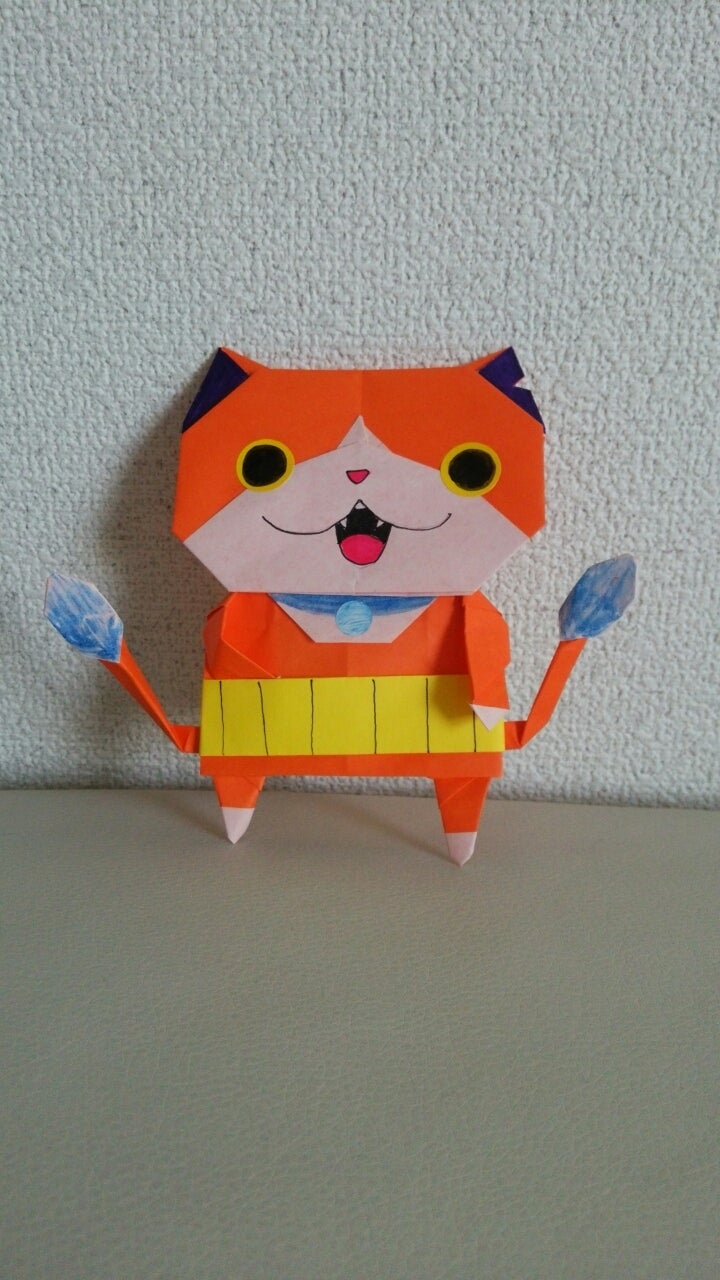ジバニャン折り紙 折り紙作家 いしばしなおこ応援団 Naboさん わーるど