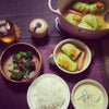 ロールキャベツ&麻婆豆腐の画像