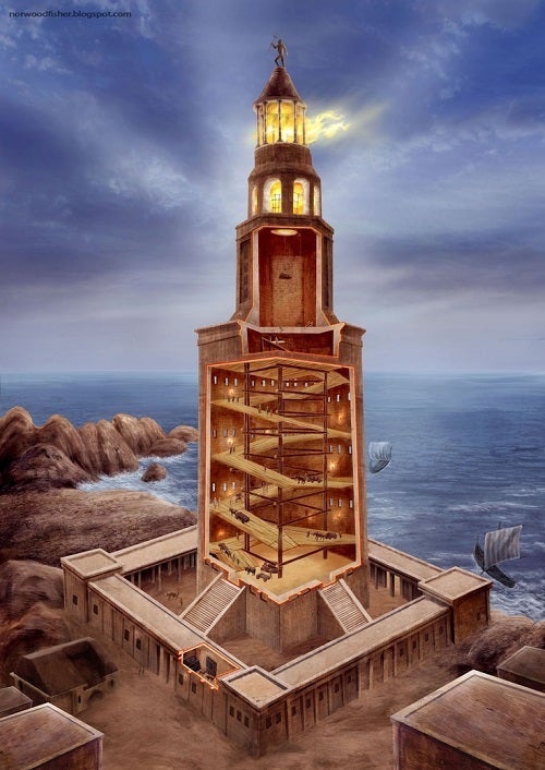 選ばれた少女 24 検証 アレクサンドリアの大灯台 高さと構造 前世の記憶 Past Life Memories