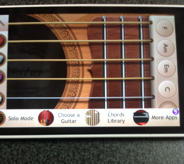 アイフォンでギターを弾こう 無料アプリ リアルギター が初心者の方へオススメです アルハンブラ ギター教室 宝塚市 甲東園 新大阪のギター教室