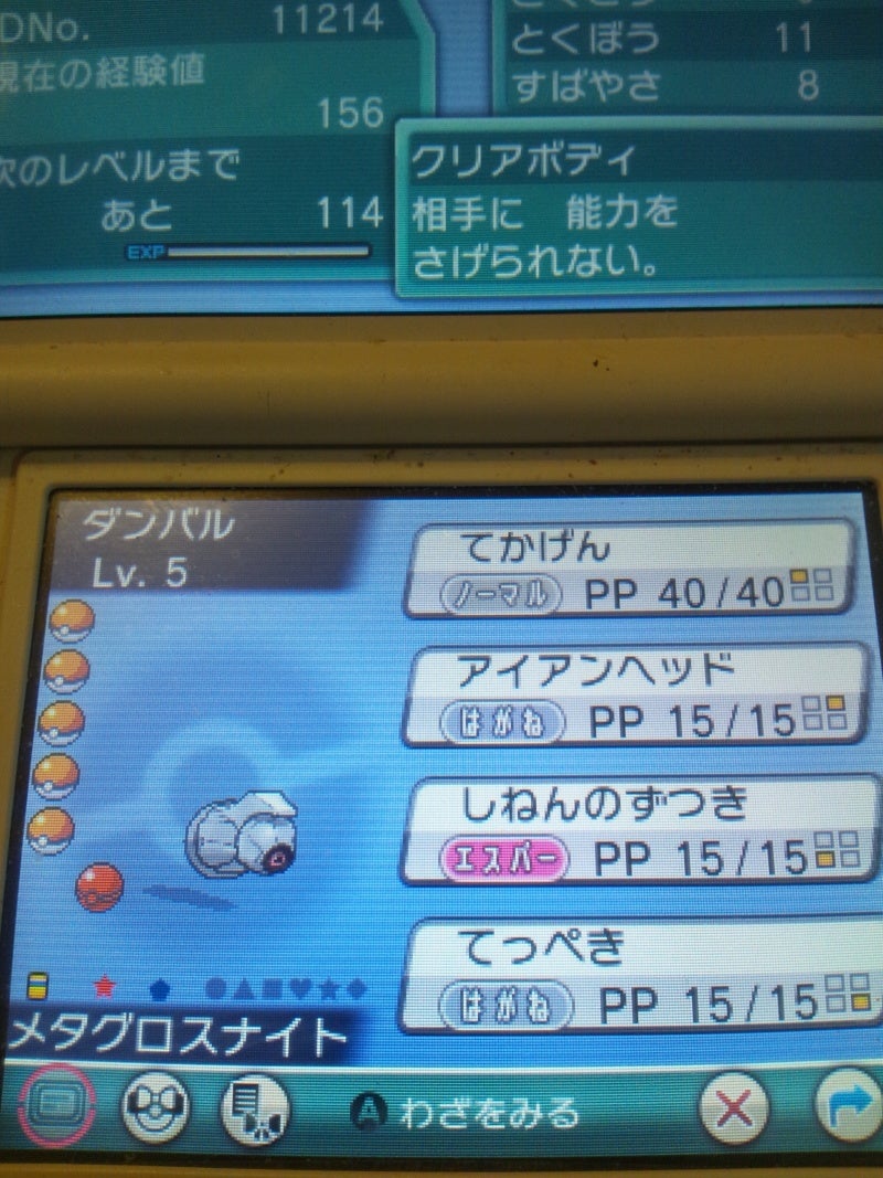 ポケモンorその1色違いダンバルゲット 咲希の牧場物語