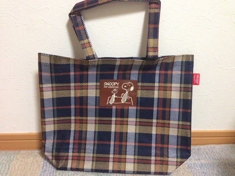 洋服のアオキ スヌーピー特大トートバッグ まこのブログ
