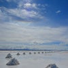 ウユニ塩湖　塩のピラミッドの画像