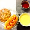 朝ごはんと今日のお弁当の画像