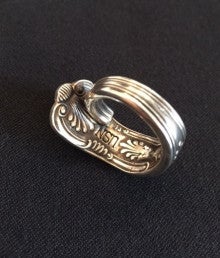 Vintage US navy spoon ring/ヴィンテージUSNスプーンリング 