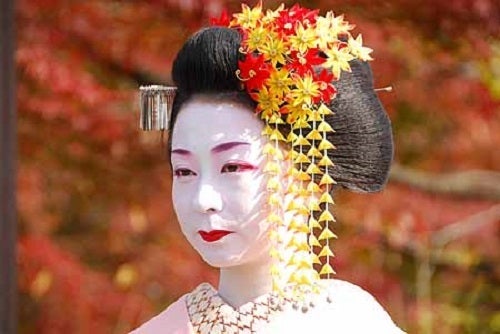 舞妓さんの花かんざし。maiko and flower-hairpin. | 理も無く論も無く 