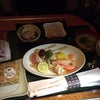 JAL国内線ファーストクラス　4月　夕食の画像