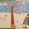 昨日の桜～娘の描く桜❀～の画像