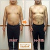 短期ダイエットプログラムの成果（E様49歳男性）の画像
