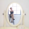 女性ポートレート撮影「鏡と麻里」　モデル　清水麻里さんの画像