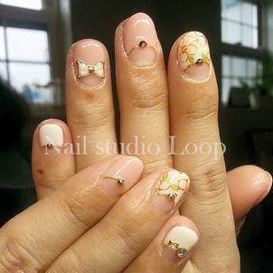 桜アート&リボンネイル☆の画像