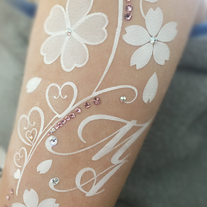 ブライダルボディーアートの画像