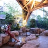 着物で足湯にチャレンジ　湯田温泉「狐の足跡」の画像