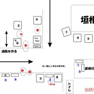 7/2じんじゃdeまるしぇ。ブース表の画像