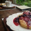 ガーデンcafeでパンケーキの画像