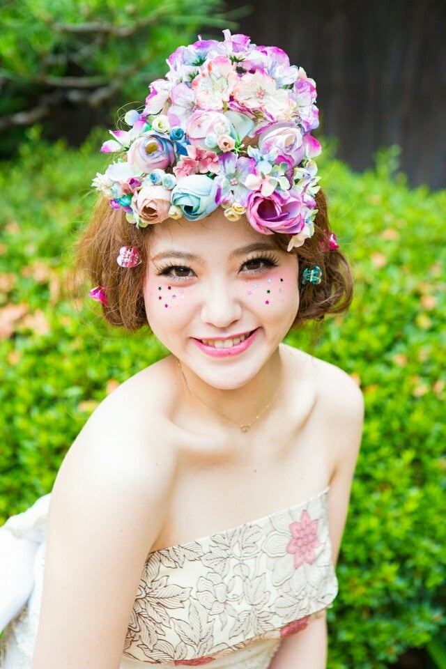 個性的な花嫁様のためのヘッドドレス 星野麻衣のBlog