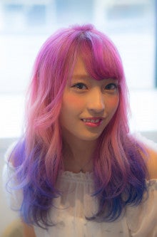 ピンクパープルグラデーションカラー 髪色 Aurora Hairのブログ