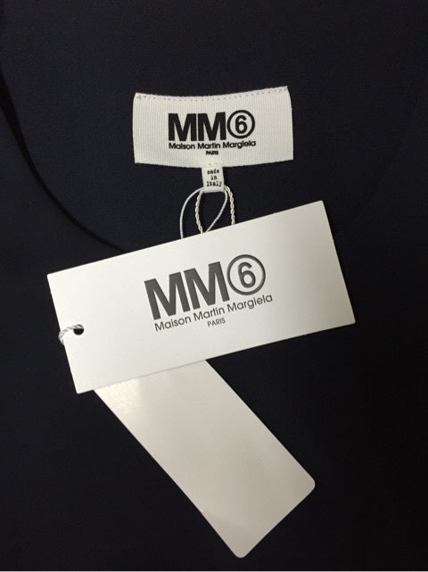MM6 Maison Margiela レイヤード ワンピース ブルー M | MM6 Maison