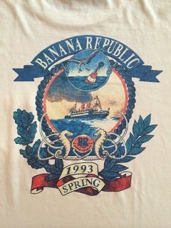 90年代バナナ・リパブリック(Banana Republic)「ピクチャーTシャツ 