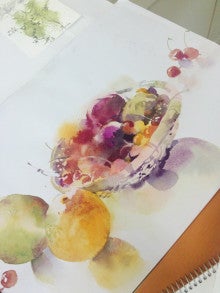 野菜の水彩画 おのでらえいこ先生の水彩画教室 志木ネイルサロンi Nail アイネイル ブログ