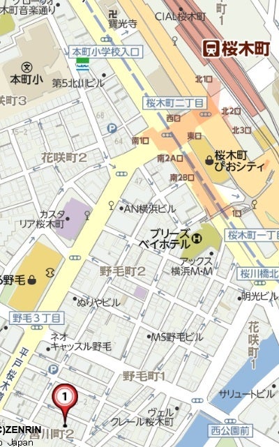 map桜木町