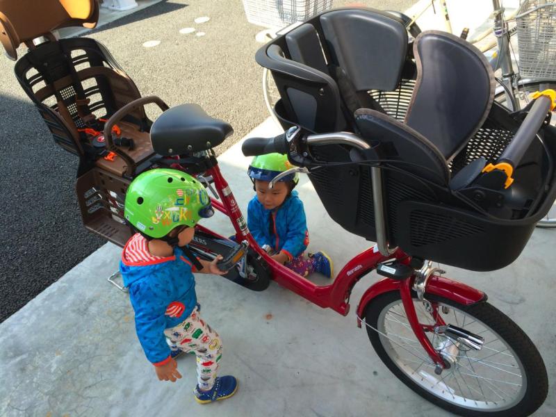 双子を乗せやすい自転車