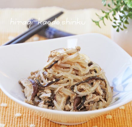 簡単 糸こんにゃく しらたき とツナと塩昆布のマヨソテー お弁当にも 冬のひいらぎ 秋のかえで Shinkuのレシピ ライフ