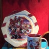 シークリスマスイヤープレート、デミカップの画像