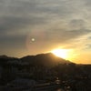 リビングのカーテンを開けっぱなしでの画像