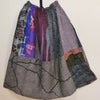 着物リメイク　銘仙と絞りと大島で作ったスカート　８４８の画像