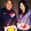 井森美幸先輩と三瓶さんのお誕生日会の画像