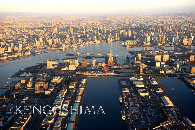 羽田 新千歳便からお台場 東京ディズニーランドを空撮スナップ Ken五島の写真家ブログ Kengoshima Photography 建築写真 航空機 野鳥 夜景空撮 炭鉱遺産etc