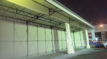 テント倉庫（前面開口ジャバラカーテン仕様）新設工事・施工完了写真