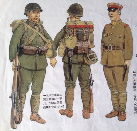 旧日本陸軍下士官兵装備（完全武装） | sasensanbouのブログ