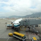 キャセイパシフィック航空　香港 ー 台北フライト　JAL提携会社特典航空券の記事より