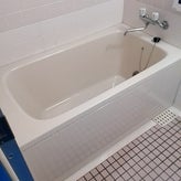 浴槽交換（ユニットバスの浴槽のみ）させていたしました、FRP樹脂のお風呂は黄ばんでしまったり、…のサムネイル画像