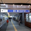 地下鉄東西線に乗車。の画像