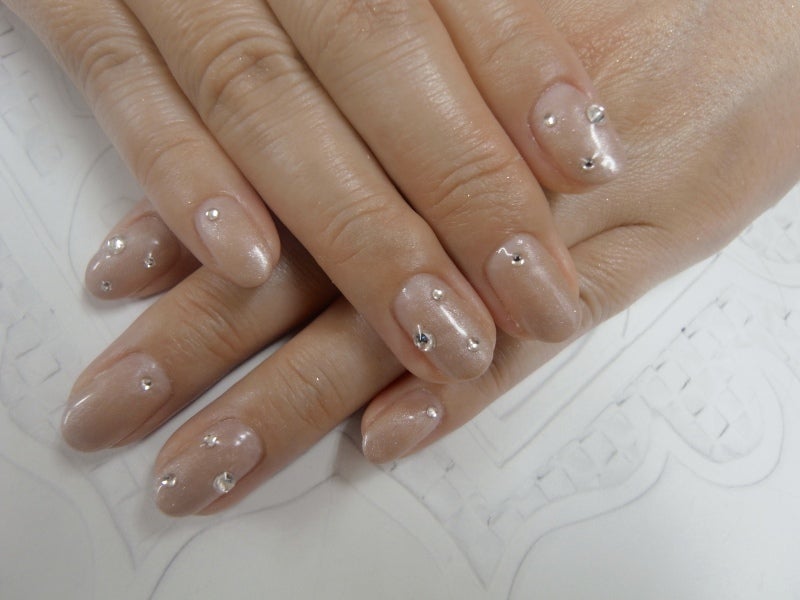 冬の人気ベージュネイル 東中野のnail Salon ステラステラ