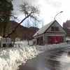 青山荘は雪景色の画像