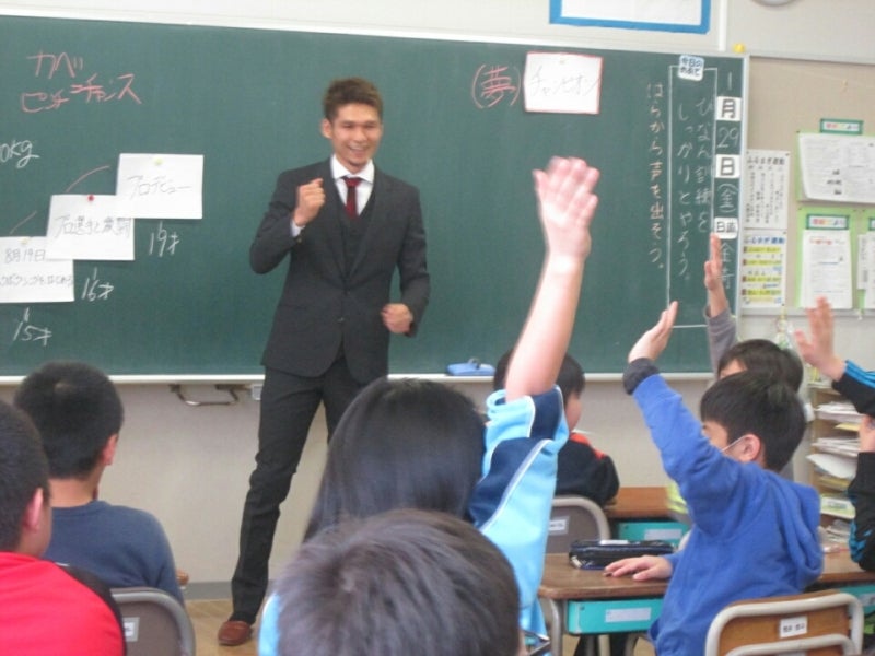 三沢市立古間木小学校で夢先生を務めました