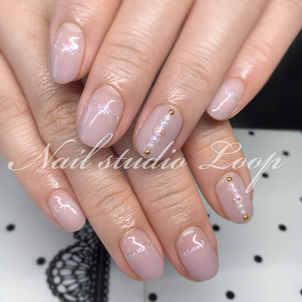 オフィスネイル♡シンプルネイルの画像