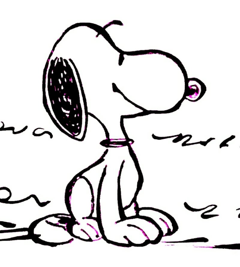 癒しのスヌーピーイラストその37 Hearing Snoopy37 ヒーリングアーティストうきたの夢枕