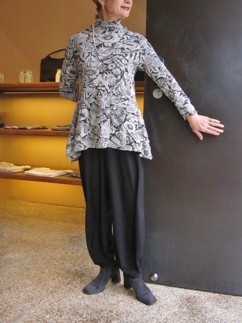 “コットンダブル”の裾フレアーカットソー | 長野ヨーガンレール Jurgen Lehl Nagano