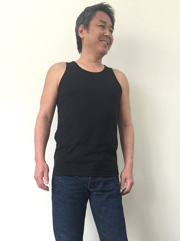 他ブランド シルクコットン紳士用タンクトップは かっこいいデザインだそうです シルクふぁみりぃブログ